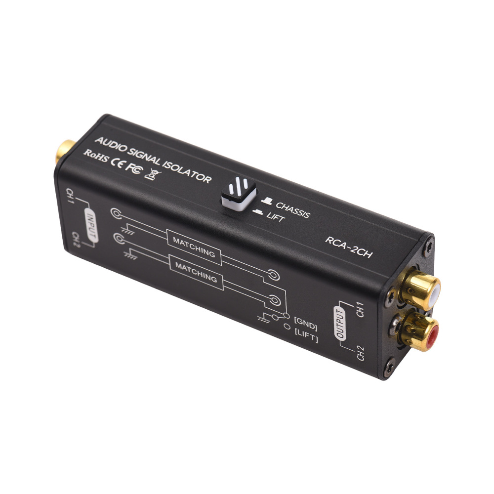 Portable 2 Channels RCA Ground - Audio Music Isolator ulasan dan harga