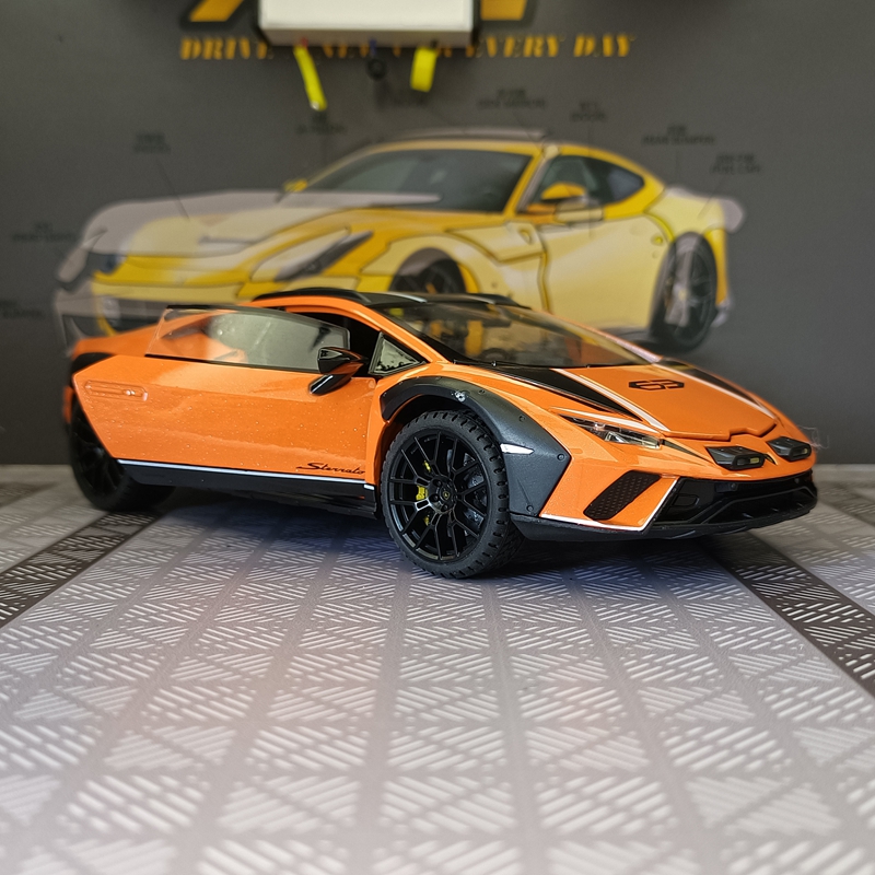 1:24 Lamborghini STO alloy car - Audio Music Car ulasan dan harga