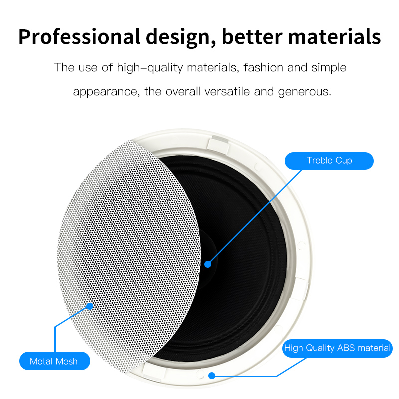 6 Inch 8ohm Ceiling Speaker Fu - Audio Music Background Free ulasan dan harga