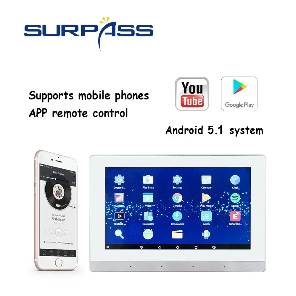 7inch WiFi In Wall Amplifier T - Audio Music Background Free ulasan dan harga