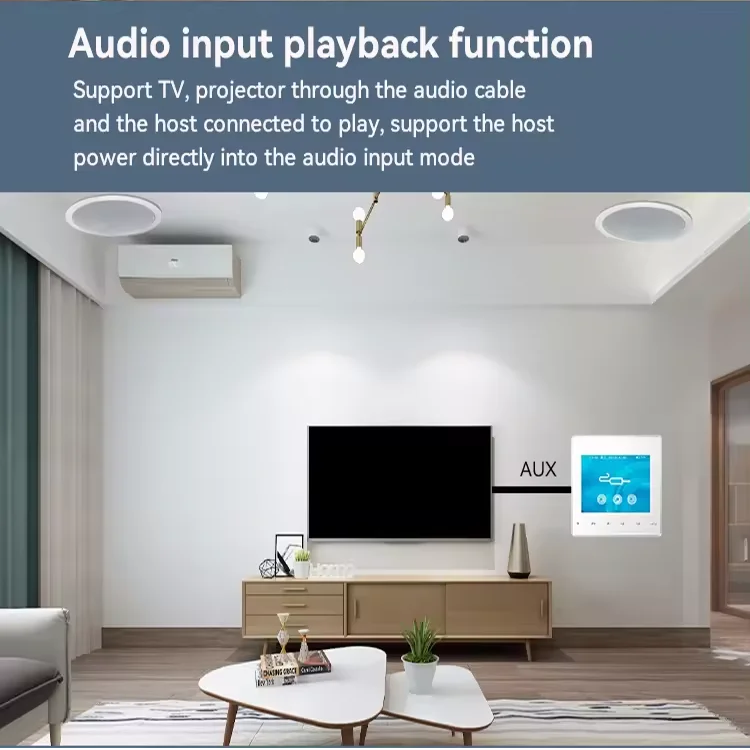 Home Bluetooth Wall Amplifier  - Audio Music Background Free ulasan dan harga