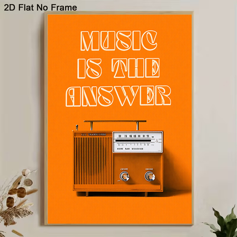 Vintage Radio Wall Art Framele - Audio Music Background Free ulasan dan harga
