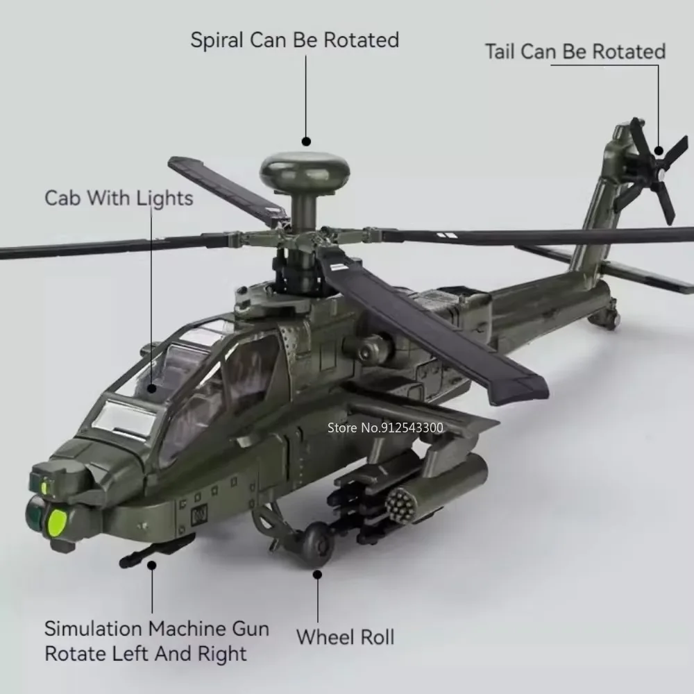 1:32 Scale AH-64 Airplane Mode - Audio Music Car ulasan dan harga