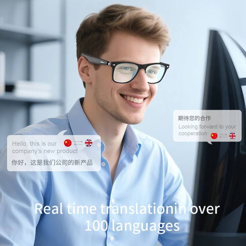 Business AI Glasses Translator - Audio Music Arabic ulasan dan harga