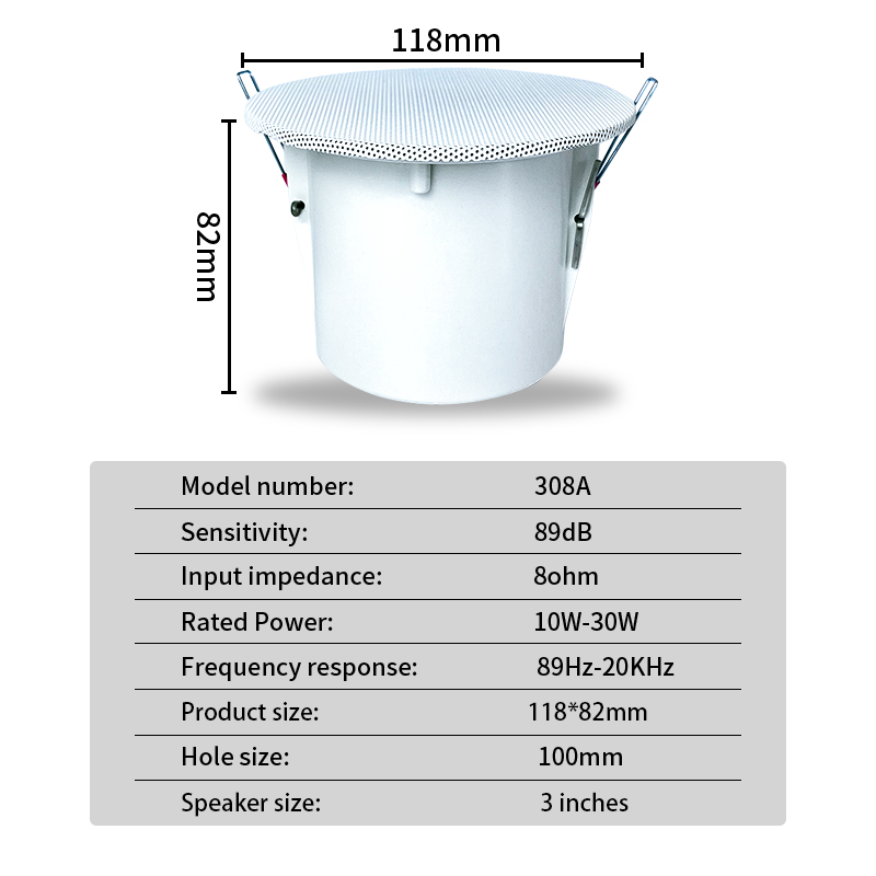 3 inch 8Ohm Surround Sound Spe - Audio Music Background Free ulasan dan harga
