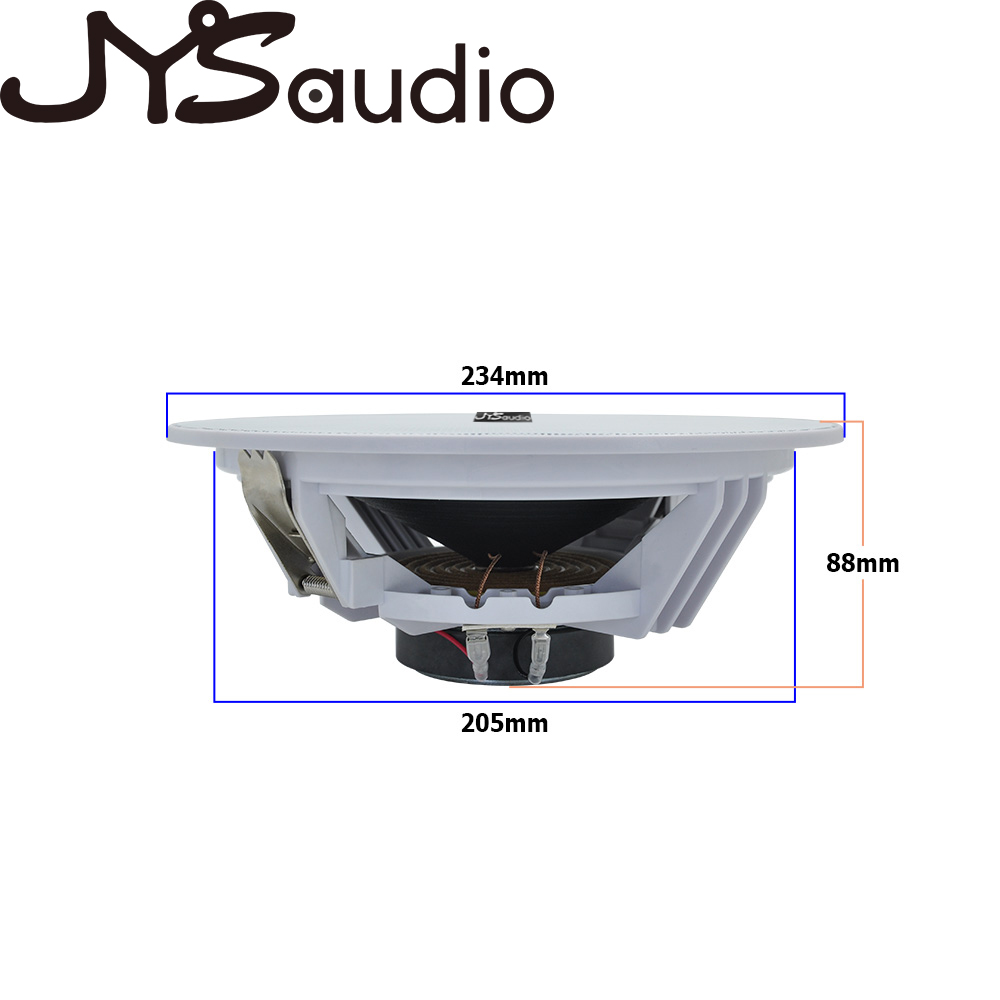 20W Ceiling Speaker Stereo 8 i - Audio Music Background Free ulasan dan harga