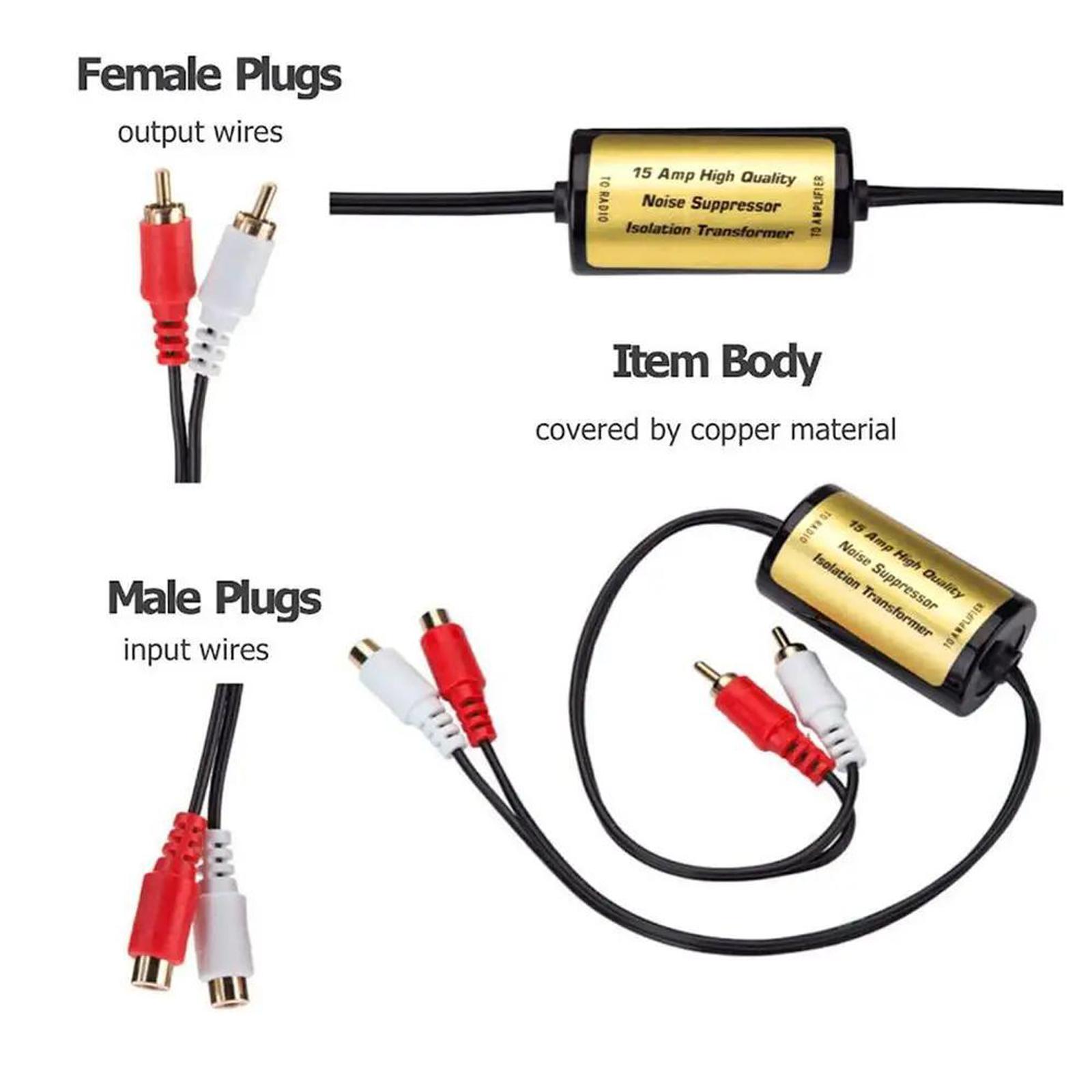 Generic RCA Audio Noise Filter - Audio Music Isolator ulasan dan harga