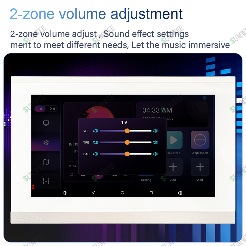 7 Inch Touch Screen 2 Zone Sma - Audio Music Background Free ulasan dan harga