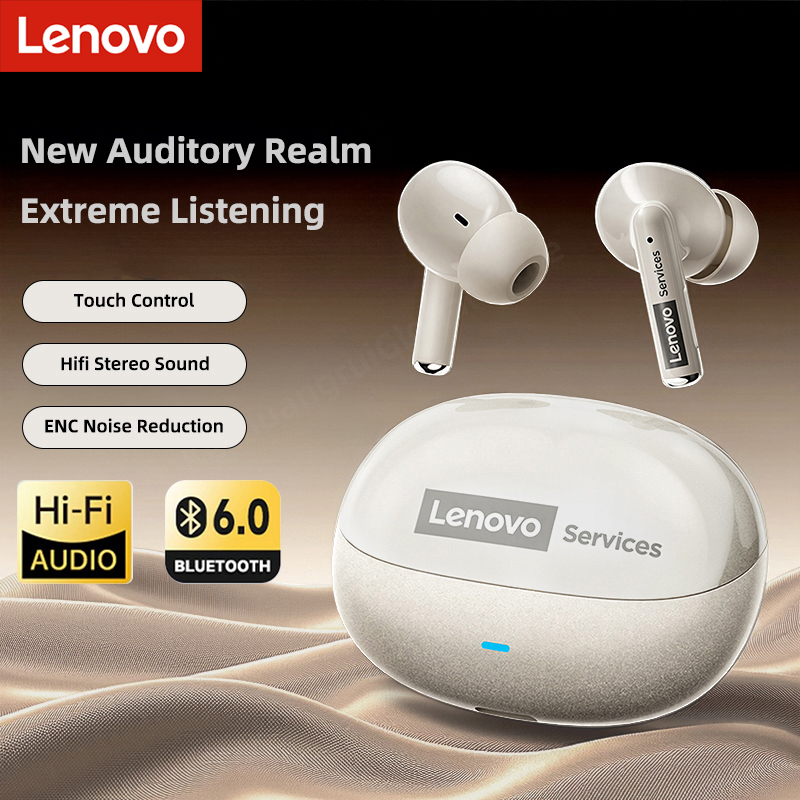 Lenovo LE257 Headphones TWS Wi - Audio Music Apple ulasan dan harga