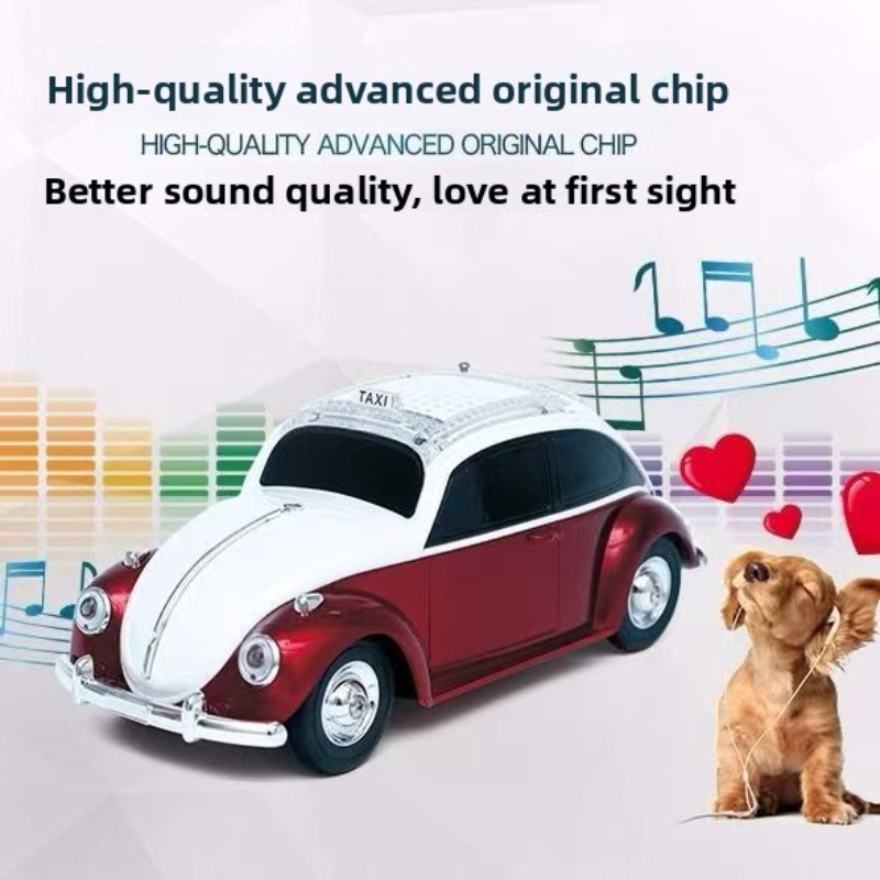 Beetle Car Model Bluetooth Spe - Audio Music Spotify ulasan dan harga