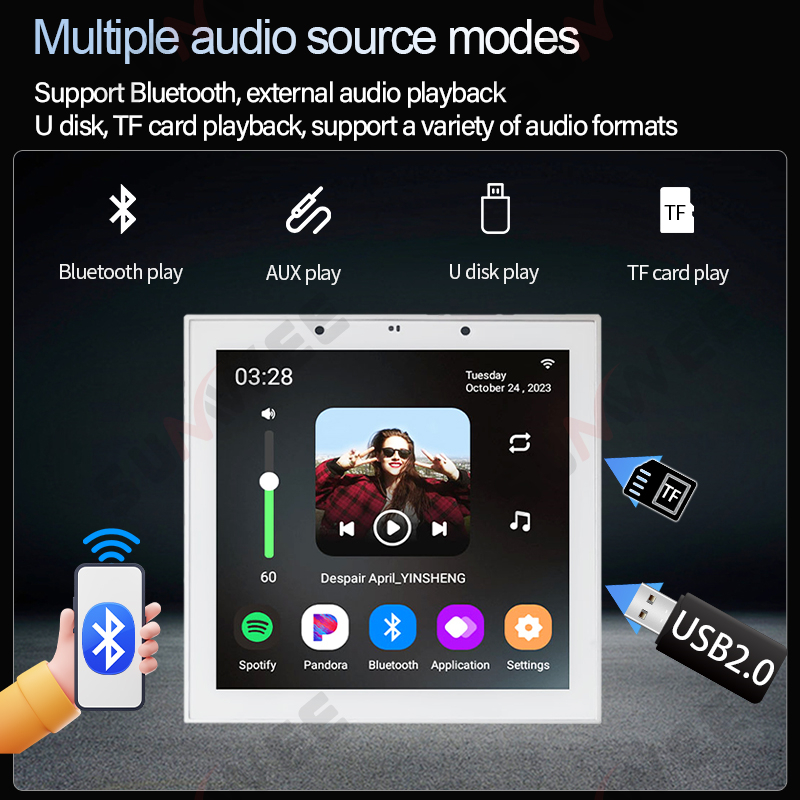 TUYA Smart Home 4 Inch Android - Audio Music Background Free ulasan dan harga