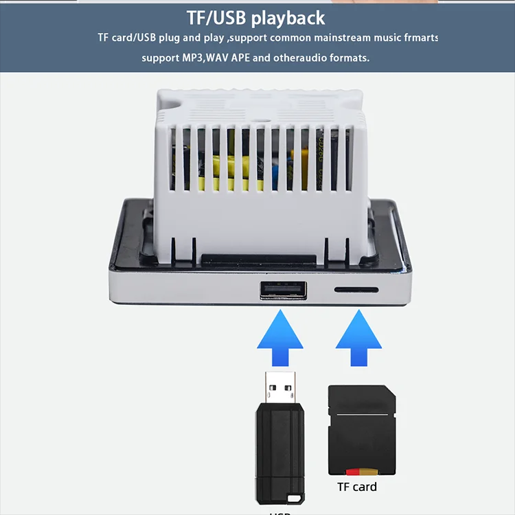 Bluetooth Wall Amplifier Home  - Audio Music Background Free ulasan dan harga