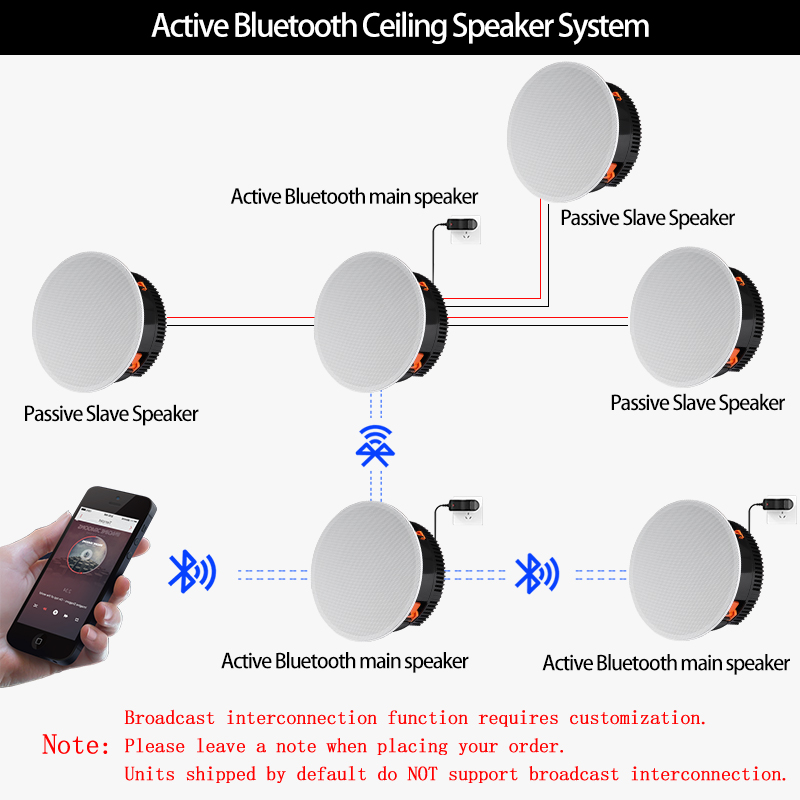 5.25 Inch Wireless In-Ceiling  - Audio Music Background Free ulasan dan harga