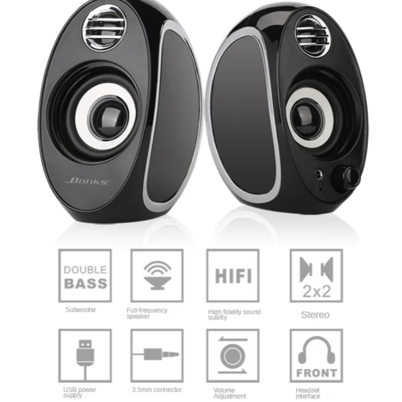 Laptop Small Speaker Desktop C - Audio Music Spotify ulasan dan harga