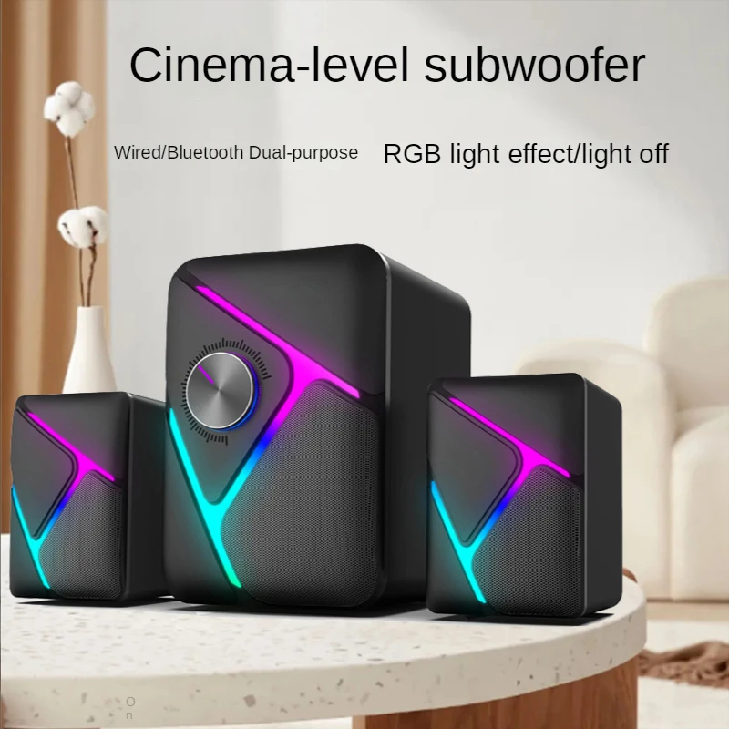 Computer Audio 2.1 Subwoofer E - Audio Music Spotify ulasan dan harga