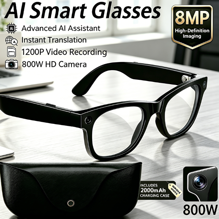 2026 AI Smart Glasses MT5 Mini - Audio Music Arabic ulasan dan harga