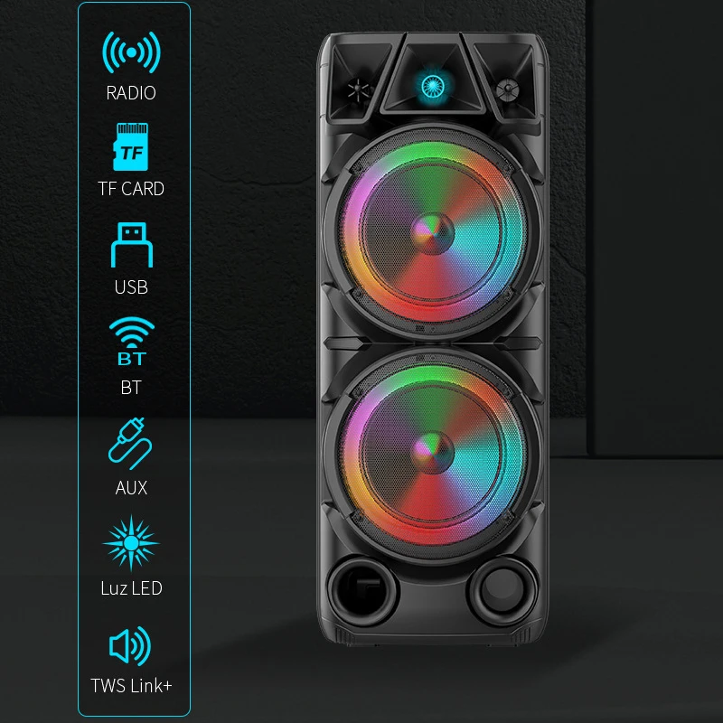 80W Peak High-power Sound Box  - Audio Music Apple ulasan dan harga