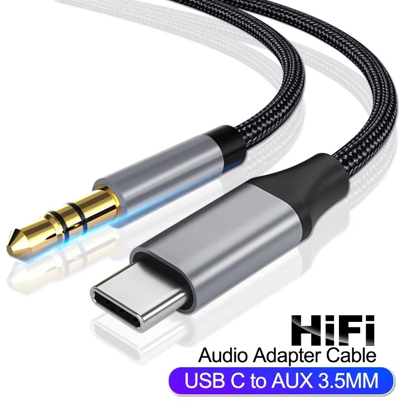 USB C to 3.5mm Aux Audio Adapt - Audio Music Isolator ulasan dan harga