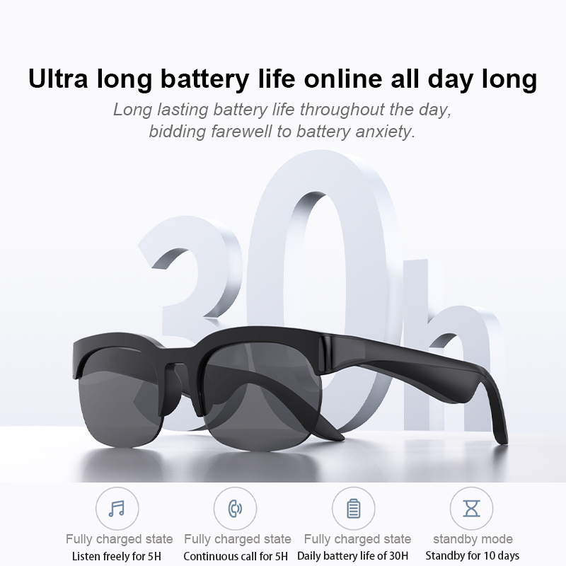 Smart Glasses Bluetooth Audio  - Audio Music Arabic ulasan dan harga