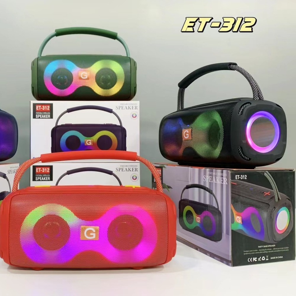 ET-312 Bluetooth Speaker Porta - Audio Music Spotify ulasan dan harga