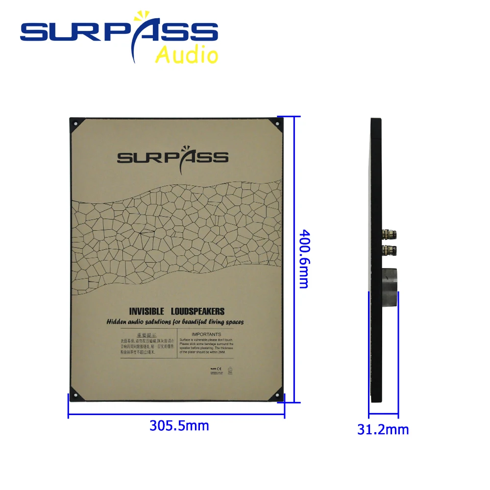 20W Invisible Indoor Speaker R - Audio Music Background Free ulasan dan harga