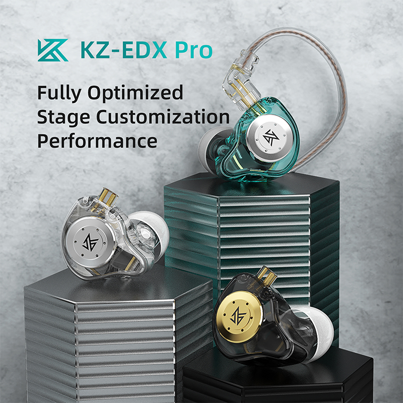 In Ear Monitor KZ EDX ProHeadp - Audio Music Isolator ulasan dan harga